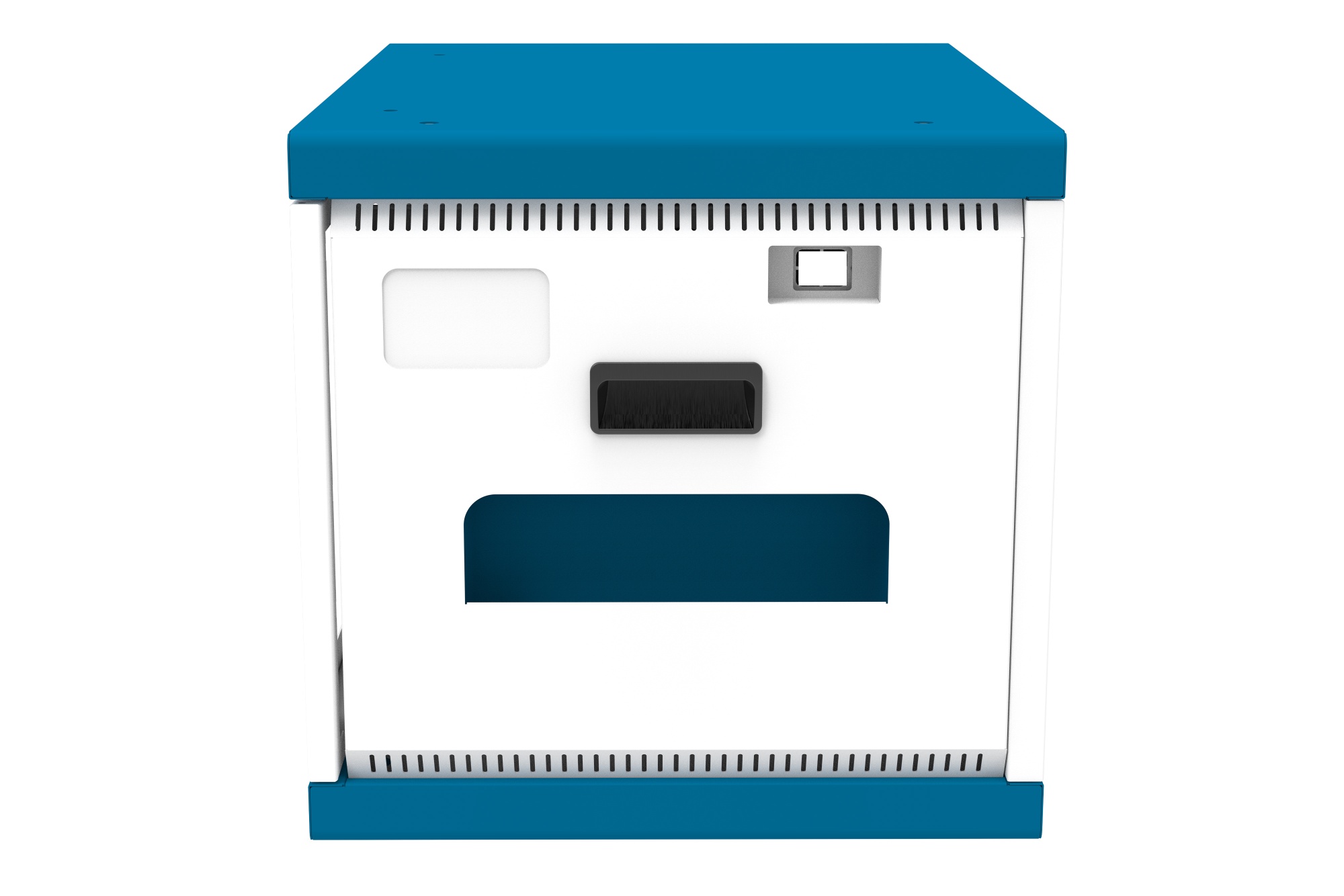 Good Connections® GEMMA T16C Ladeschrank/-wagen für 16 Geräte, USB-C™, 18W pro Port, PD 3.0, QC 3.0, weiß/blau