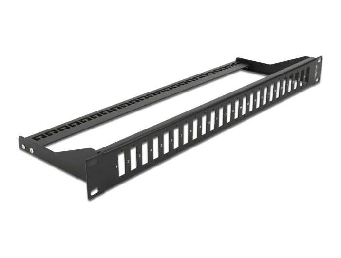 19" LWL Panel für 24 x SC Duplex / LC Quad, Delock® [43406]