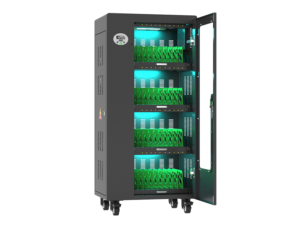 Good Connections® ANTARES PRO T40C Ladewagen bis 11", USB-C™, 30W Port, PD3.0, UVC-Desinfektion, schwarz