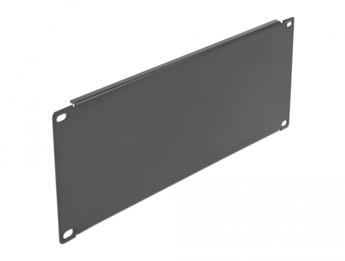 19" Netzwerkschrank Blindabdeckung 3 HE schwarz, Delock® [66664]