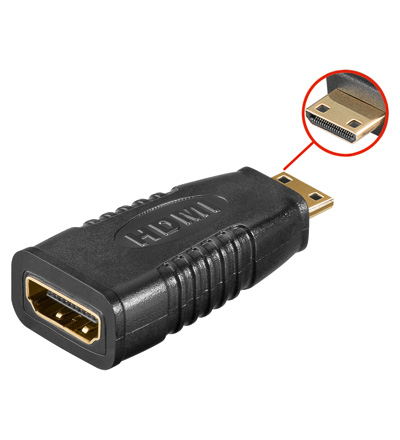 HDMI Adapter A-Buchse an C-Stecker (Mini Stecker), Good Connections®