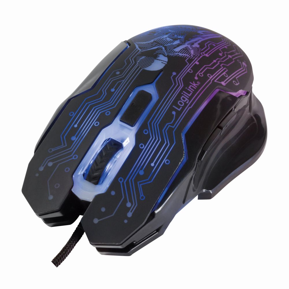 USB Gaming-Maus, 2400 dpi, Schwarz, LogiLink® [ID0137]
