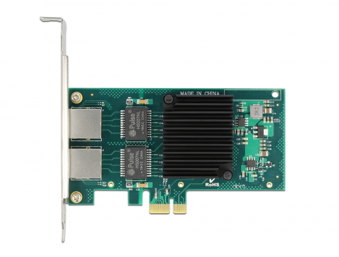 PCI Express x1 Karte 2 x RJ45 Gigabit LAN i350, Delock® [88502]