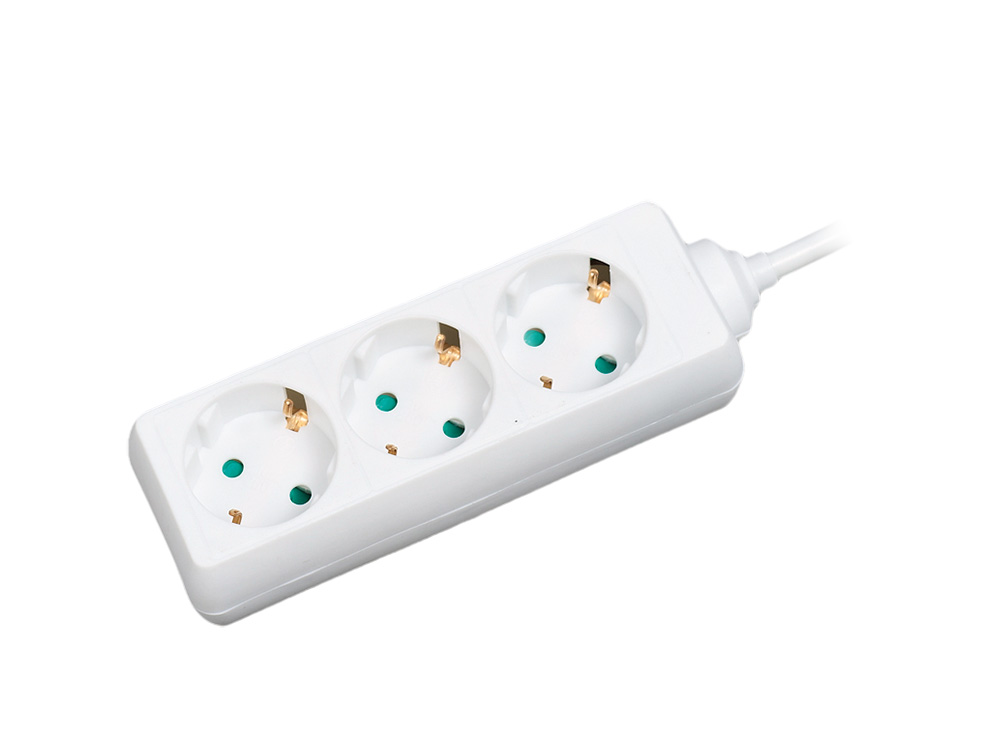 Steckdosenleiste 3-fach, weiß, 1,4 m, LogiLink® [LPS205]