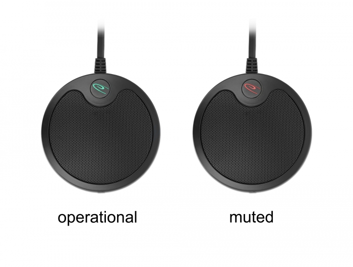 USB Kondensator Mikrofon Omnidirektional für Konferenzen , Delock® [20672]