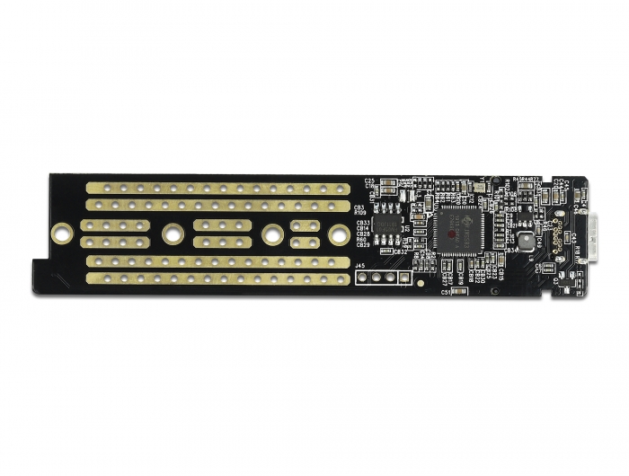 Externes Gehäuse für M.2 NVMe PCIe SSD mit USB Type-C™ Buchse transparent , Delock® [42620]
