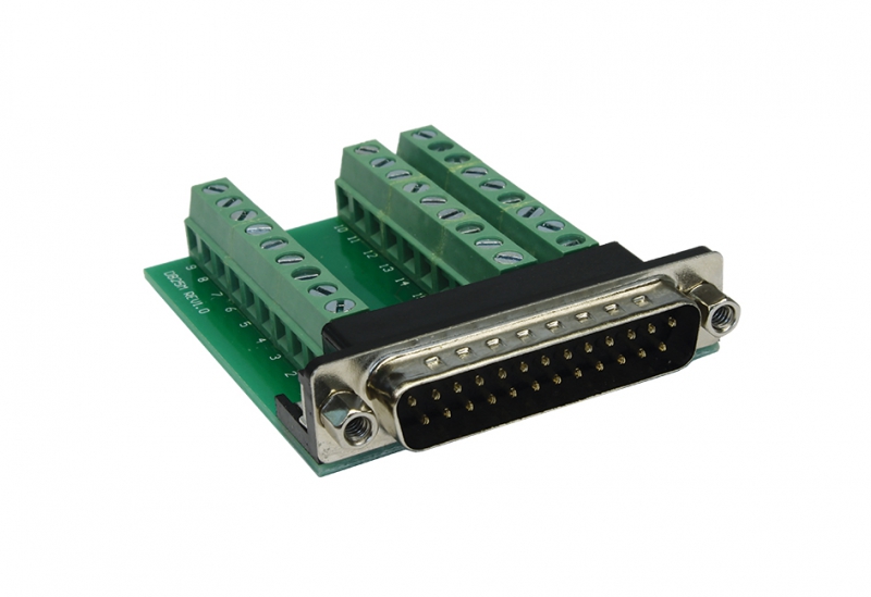 Adapter 25 Pin Stecker an Terminal Block, Exsys® [EX-49025]