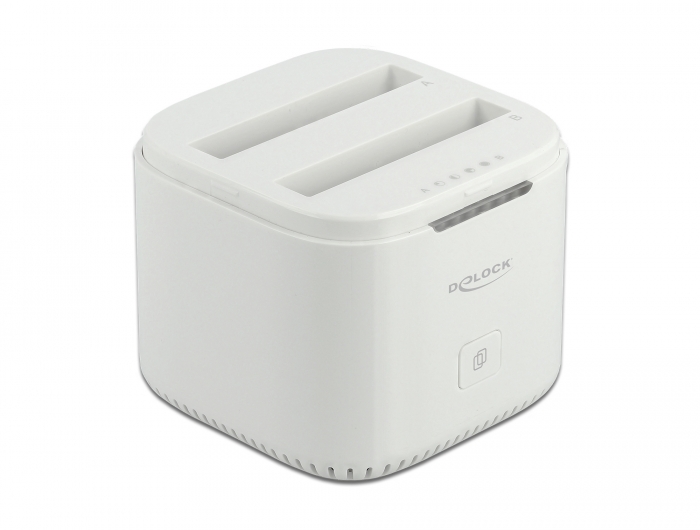 USB Type-C™ 3.2 Dockingstation für 2 x 2.5" SATA HDD / SSD mit Klon Funktion , Delock® [63084]