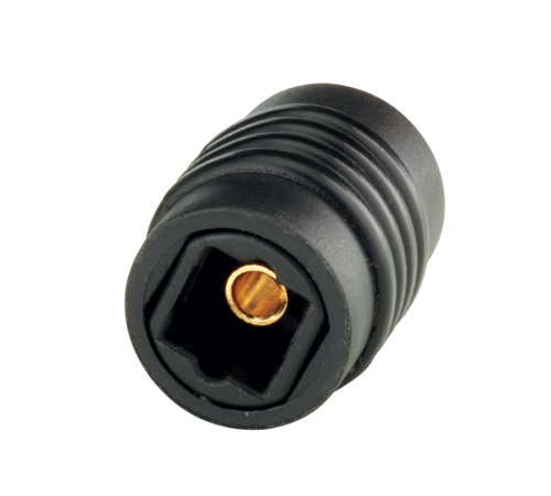 Adapter Toslink Buchse an Toslink Buchse, schwarz, Good Connections®