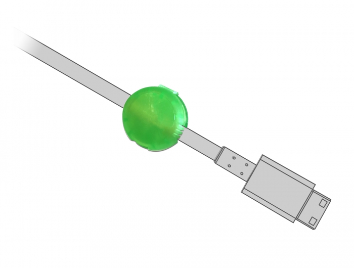 Kabelmarker Clip Set, 4 Stück, Delock® [18292]