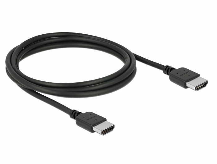 Premium HDMI Kabel 4K 60 Hz, schwarz, 1,5 m, Delock® [85216]