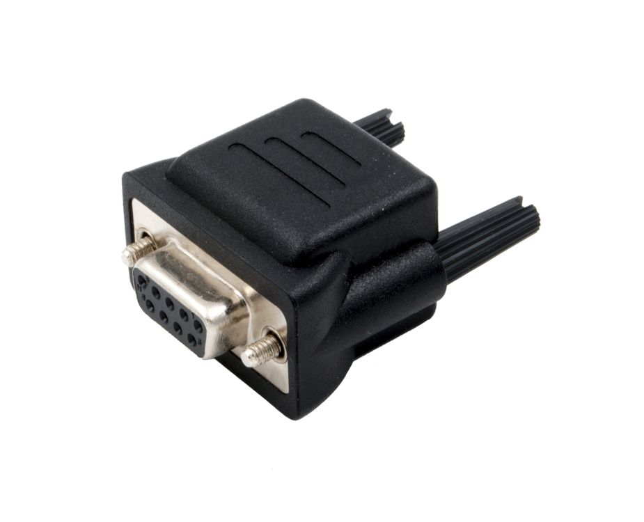 RS-232 Extender bis 50 Meter für Cat.5/6 Kabel, (DTE zu DCE), Rändelschrauben ersetzbar mit Mutter, Exsys® [EX-47960]