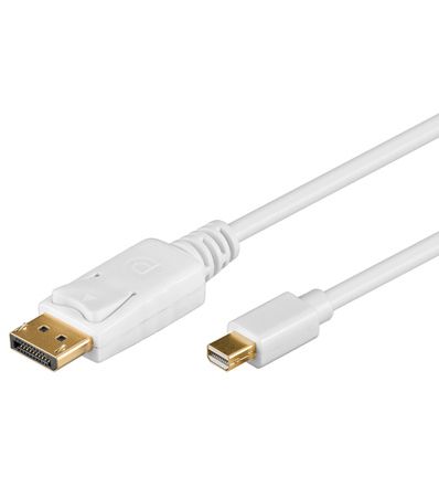 Anschlusskabel DisplayPort an Mini DisplayPort, weiß, 1,5m, Good Connections®