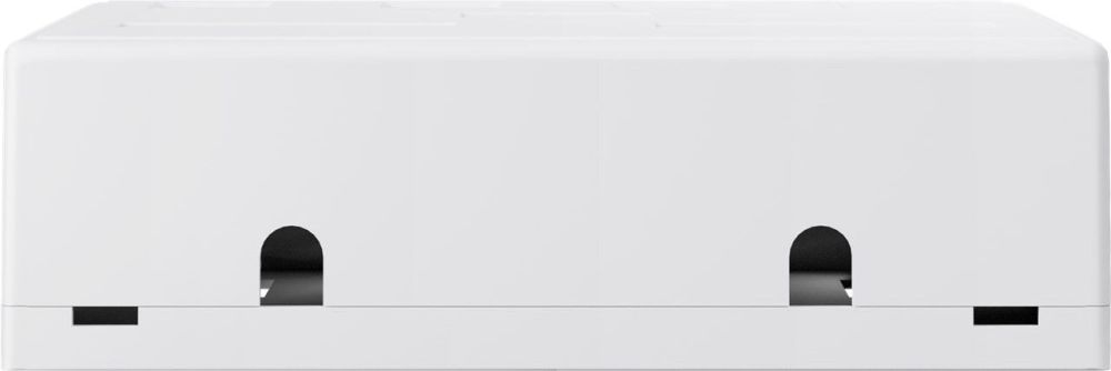 KeyStone Leergehäuse 4-port, Snap-In Montage, weiß