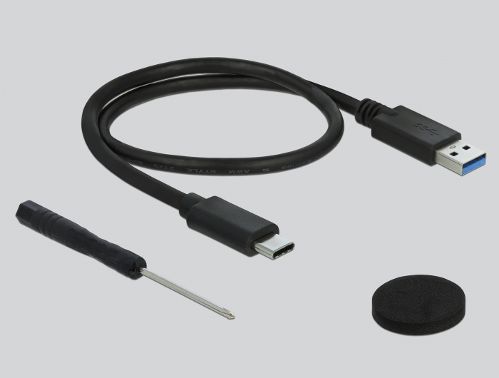 Externes Gehäuse für 2.5" SATA HDD / SSD mit SuperSpeed USB 10 Gbps (USB 3.1 Gen 2), Delock® [42611]