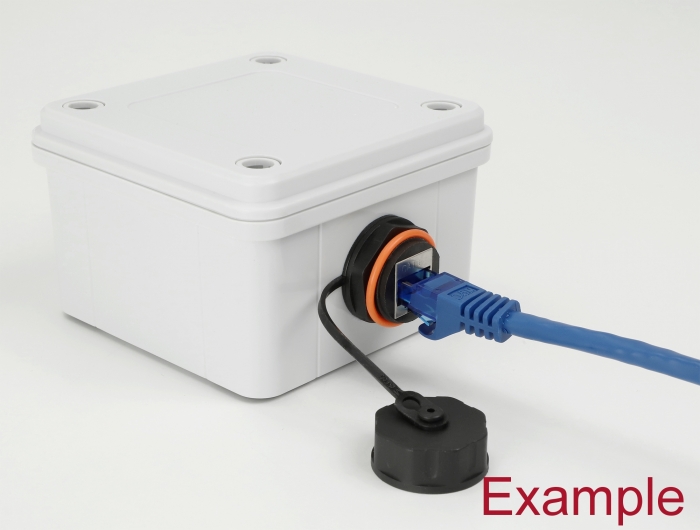 Installationsgehäuse IP65 wasserdicht 96 x 96 x 60 mm grau, Delock® [60396]