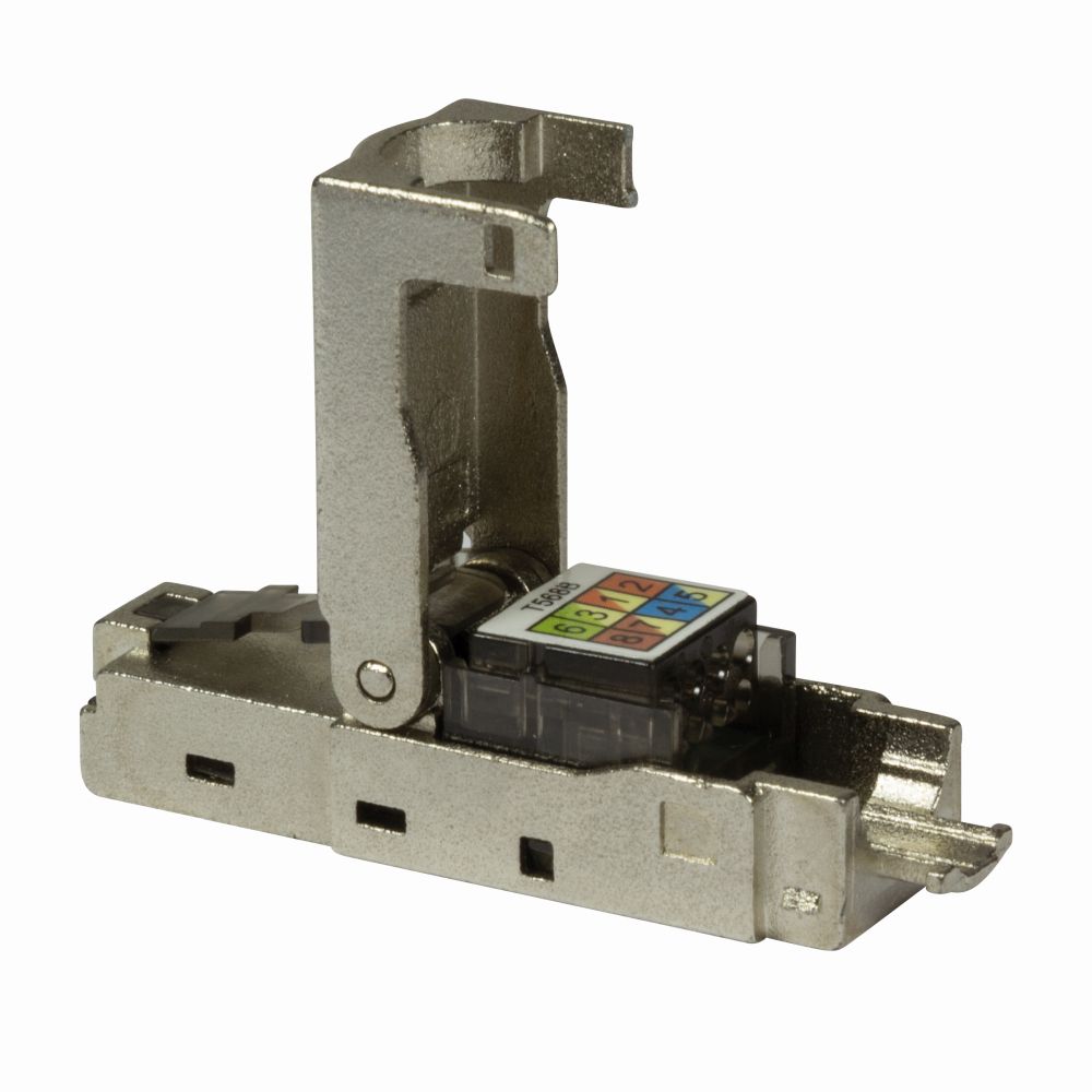 Feldkonfektionierbarer RJ45 Steckverbinder Cat.6A 10GE, geschirmt, EconLine, LogiLink® [MP0044]
