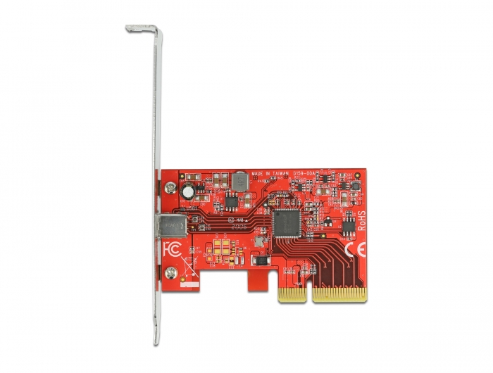 PCI Express x4 Karte zu 1 x extern SuperSpeed USB 20 Gbps (USB 3.2 Gen 2x2) USB Type-C™ Buchse - 3 A, Delock® [89035]