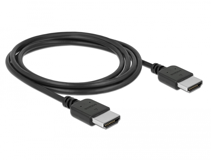 Premium HDMI Kabel 4K 60 Hz, schwarz, 2 m, Delock® [85217]