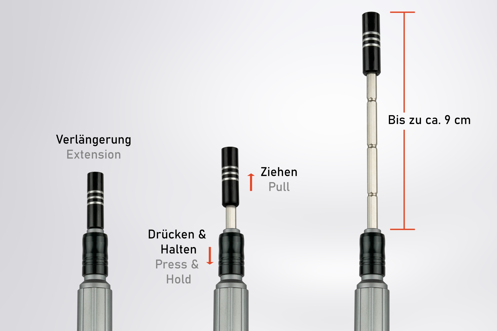 kabelmeister® Präzisions-Schraubendreher-Set, 150-Teile, u.a. 117x C4 Bits, 3x C3 Bits