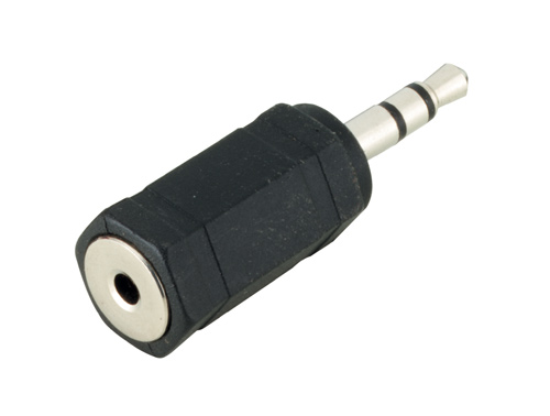 Audio Adapter 2,5mm Stereo Buchse / 3,5mm Stereo Stecker, Good Connections®