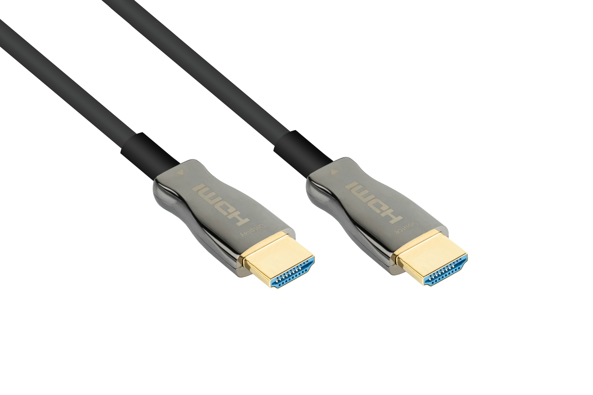 AOC Hybrid High-Speed HDMI® 2.0b, stahlarmiert, 4K @60Hz, 18 GBit/s, schwarz, 15m, PYTHON® Series