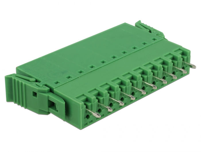 Terminalblock Set für Platine 10 Pin 3,81 mm Rastermaß vertikal, Delock® [65976]