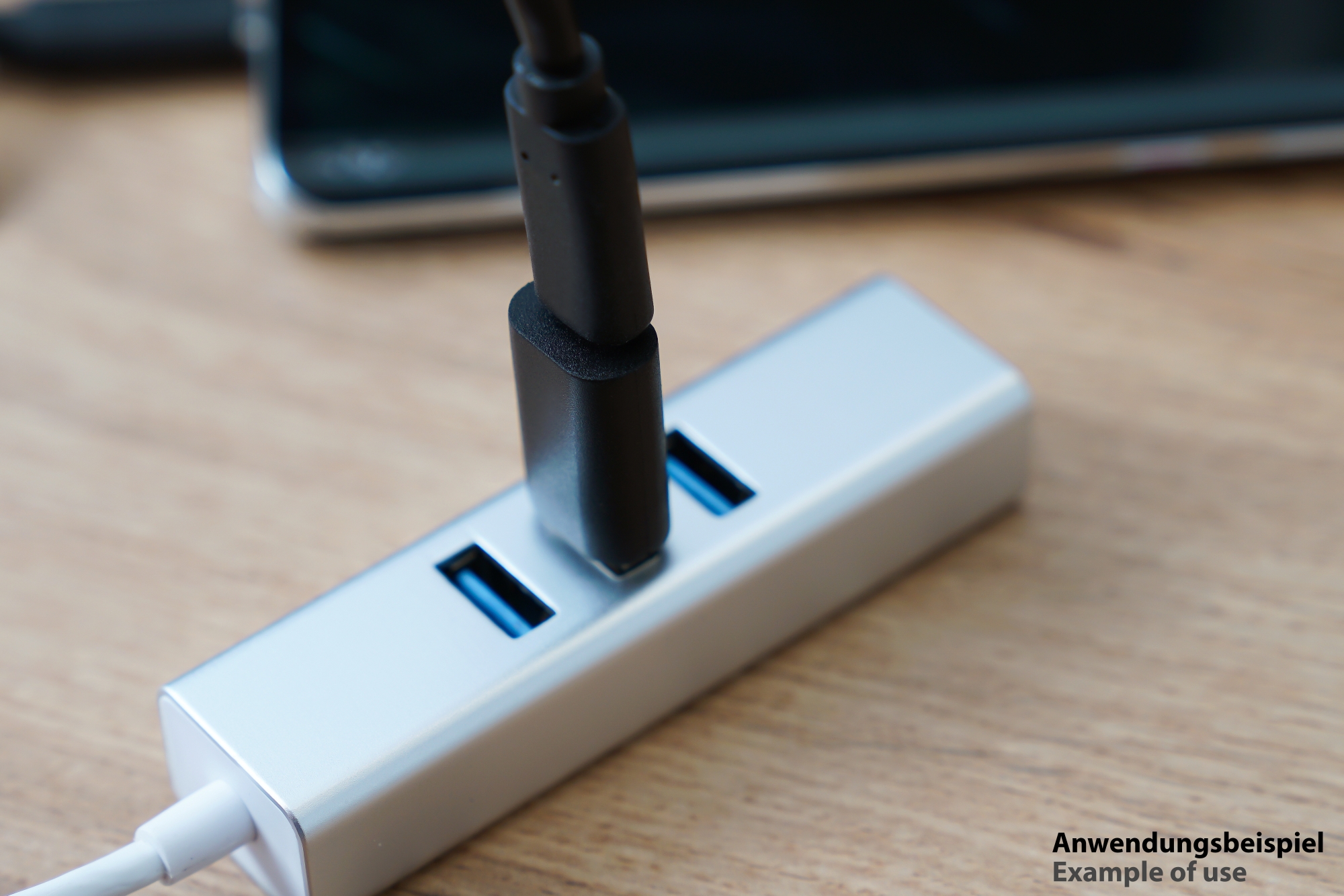 Adapter USB 3.0 / USB 3.1 (Gen. 1) Stecker A an USB-C™ Buchse, schwarz, Good Connections®