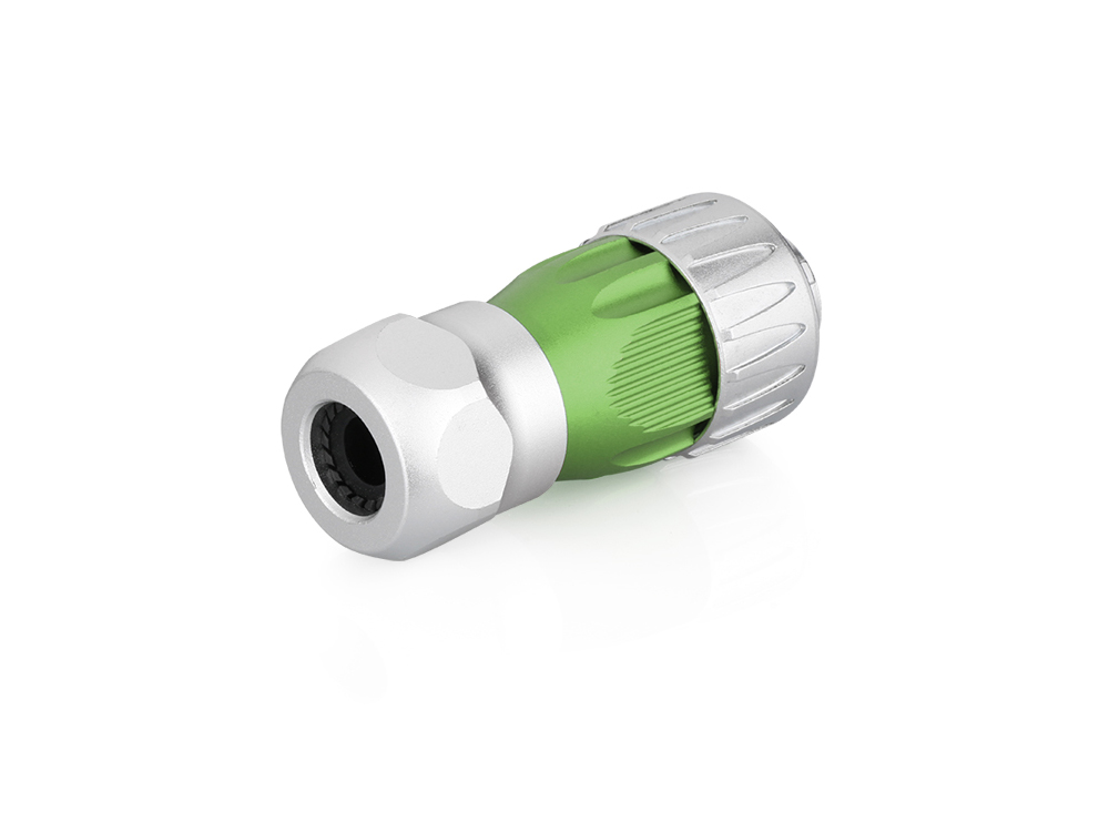 Industrie-Steckverbinder S3 - LWL Kabel, Stecker LC mit Kabelverschraubung an Stecker LC, Metall, M24, Bajonett, IP65/67, 3m, Good Connections®