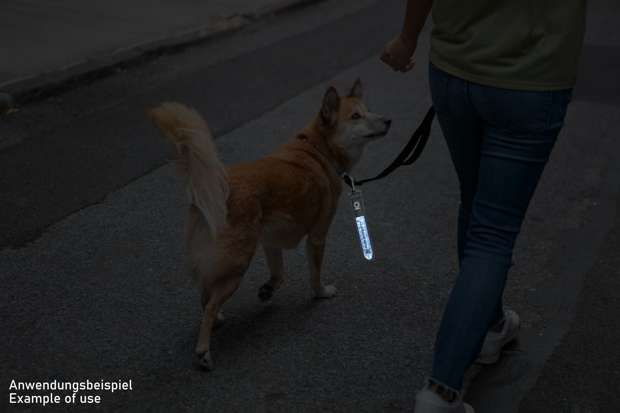 kabelmeister® LED Leuchtband mit Befestigungshaken, blau - 5er-Set