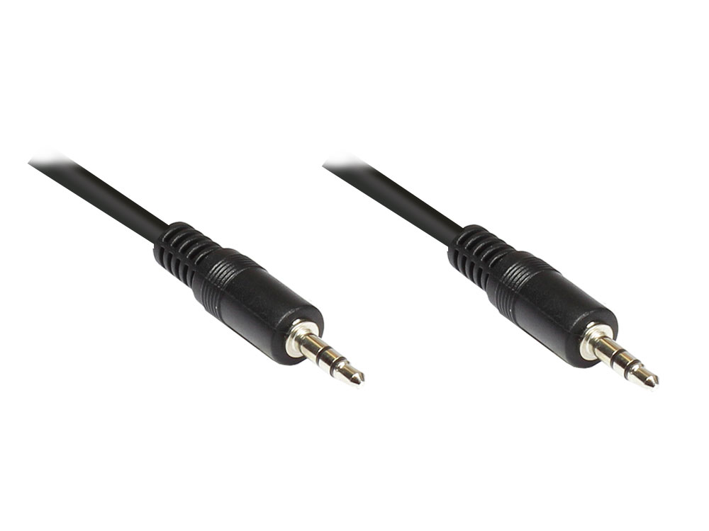 Stereo Verbindung  3,5mm Klinke St./St., 0,6m, Good Connections®