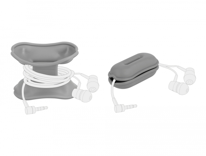 Kabelaufwickler oval Set 3 Stück, Delock® [18335]