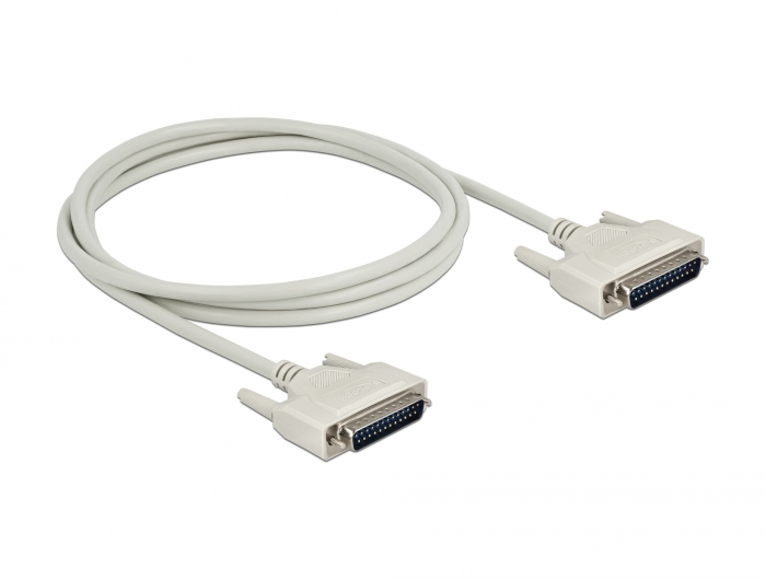 Serielles Kabel D-Sub 25 Stecker zu Stecker 2 m, Delock® [84231]