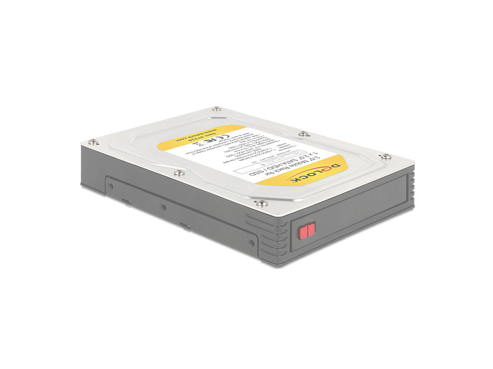 Wechselrahmen 3,5" für 1 x 2,5" SATA HDD / SSD, Delock® [47224]