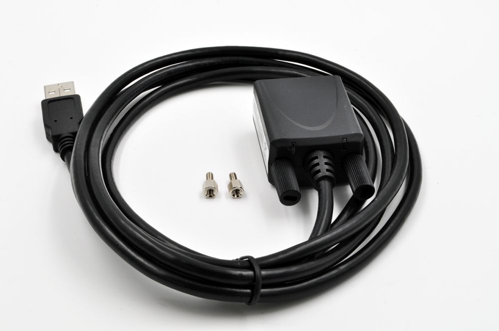USB 2.0 zu 1x Seriell RS-232 1,8 Meter Kabel mit 9 Pin Buchse, LED Anzeige, inkl. 2 Schraubenmuttern, (FTDI Chip-Set), Exsys® [EX-1311-2F]