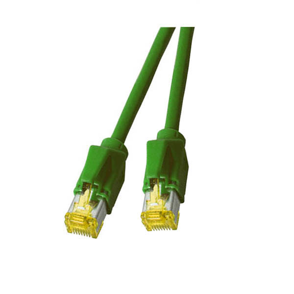 Cat. 6a, RJ45 Patchkabel HRS TM31 S/FTP Dätwyler 1200MHz 1,5m grün
