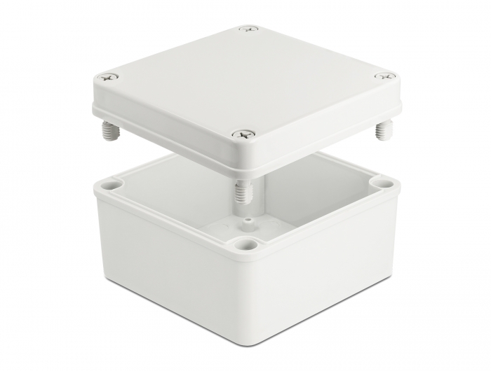 Installationsgehäuse IP65 wasserdicht 125 x 125 x 75 mm grau, Delock® [60398]