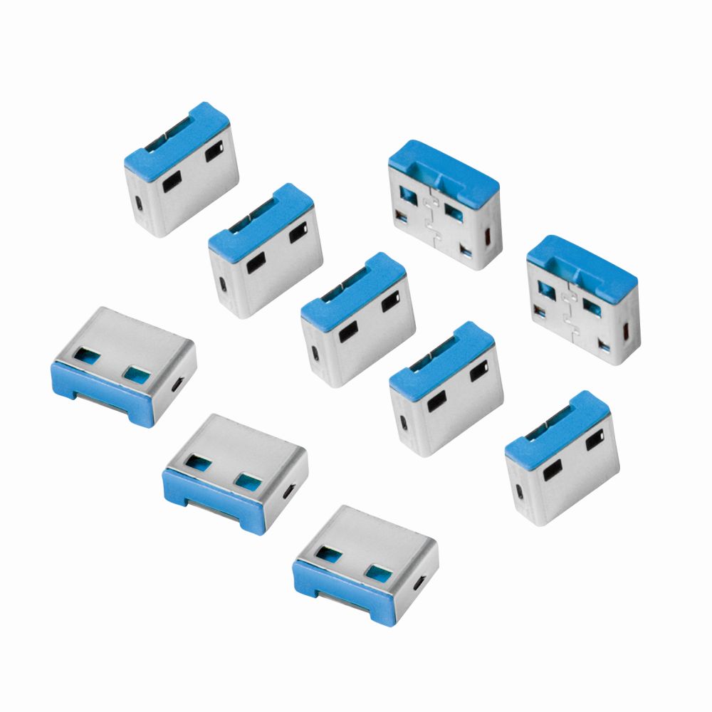 USB-Port Schloss (10x Schlösser) , LogiLink® [AU0046]