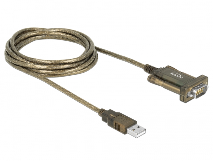 Adapter USB 2.0 Typ-A an1 x Seriell DB9 RS-232, Delock® [64073]