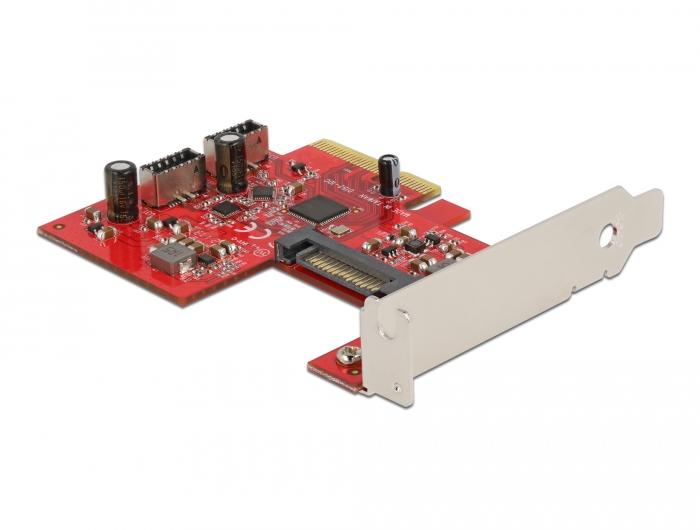 PCI Express Karte zu 2 x intern USB 3.2 Gen 2 Key A 20 Pin Buchse, Delock® [90058]
