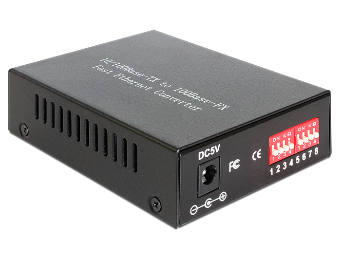 Medien Konverter 100Base-FX SC SM 1310 nm, 20km, Delock® [86215]