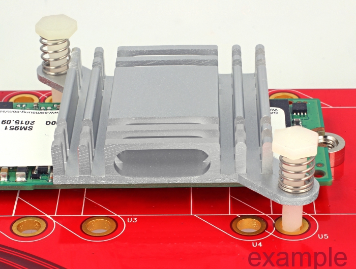 Schnappniete für Kühlkörper - Set 10 Stück, weiß, Delock® [18272]