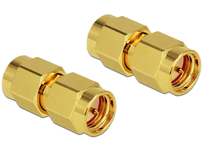 Adapter, HF SMA Stecker an SMA Stecker, Delock® [88726]