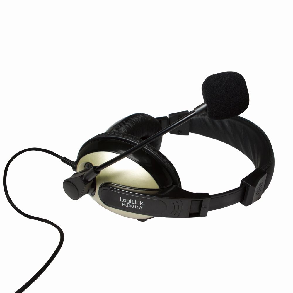Stereo Headset mit hohem Tragekomfort , LogiLink® [HS0011A]