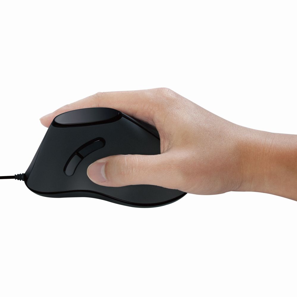 Ergonomic Vertical Mouse, USB, schwarz, LogiLink® [ID0158]