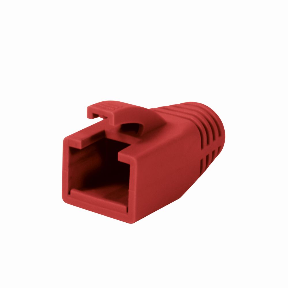 Knickschutztülle 8,0 mm für Cat.6 RJ45 Steckverbinder, rot, LogiLink® [MP0035R]