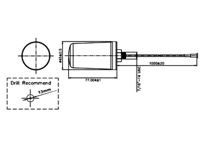 Antenne GSM / UMTS SMA 1 ~ 3,5 dBi omni weiß outdoor, Delock® [88986]
