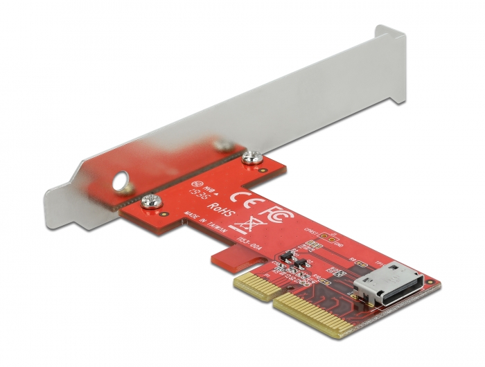 PCI Express x4 Karte zu 1 x intern OCuLink SFF-8612 - Low Profile Formfaktor , Delock® [90482]