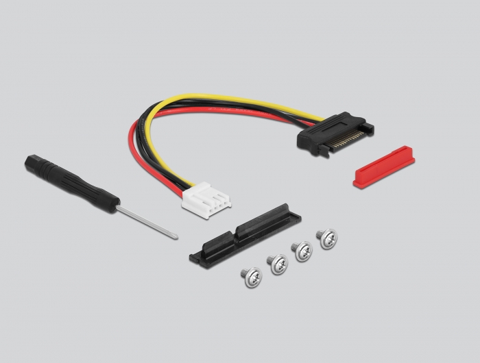 M.2 Key M zu PCIe x4 NVMe Adapter gewinkelt mit 20 cm Kabel, Delock® [64132]