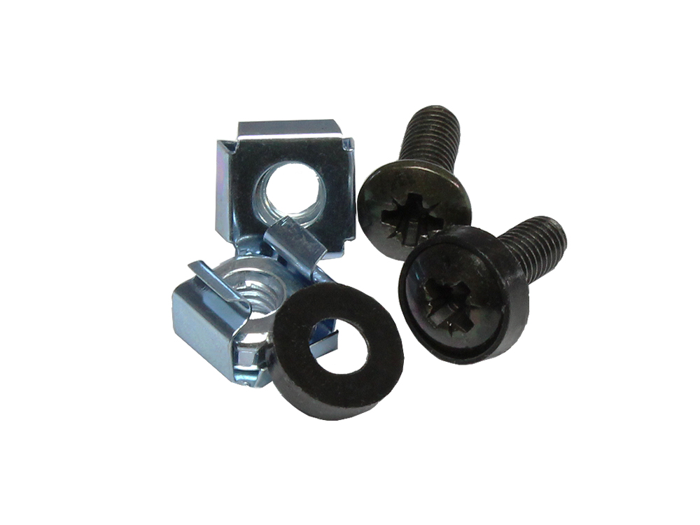 Befestigungssatz M6, Schrauben 20 mm, 20er Set, schwarz, Good Connections®